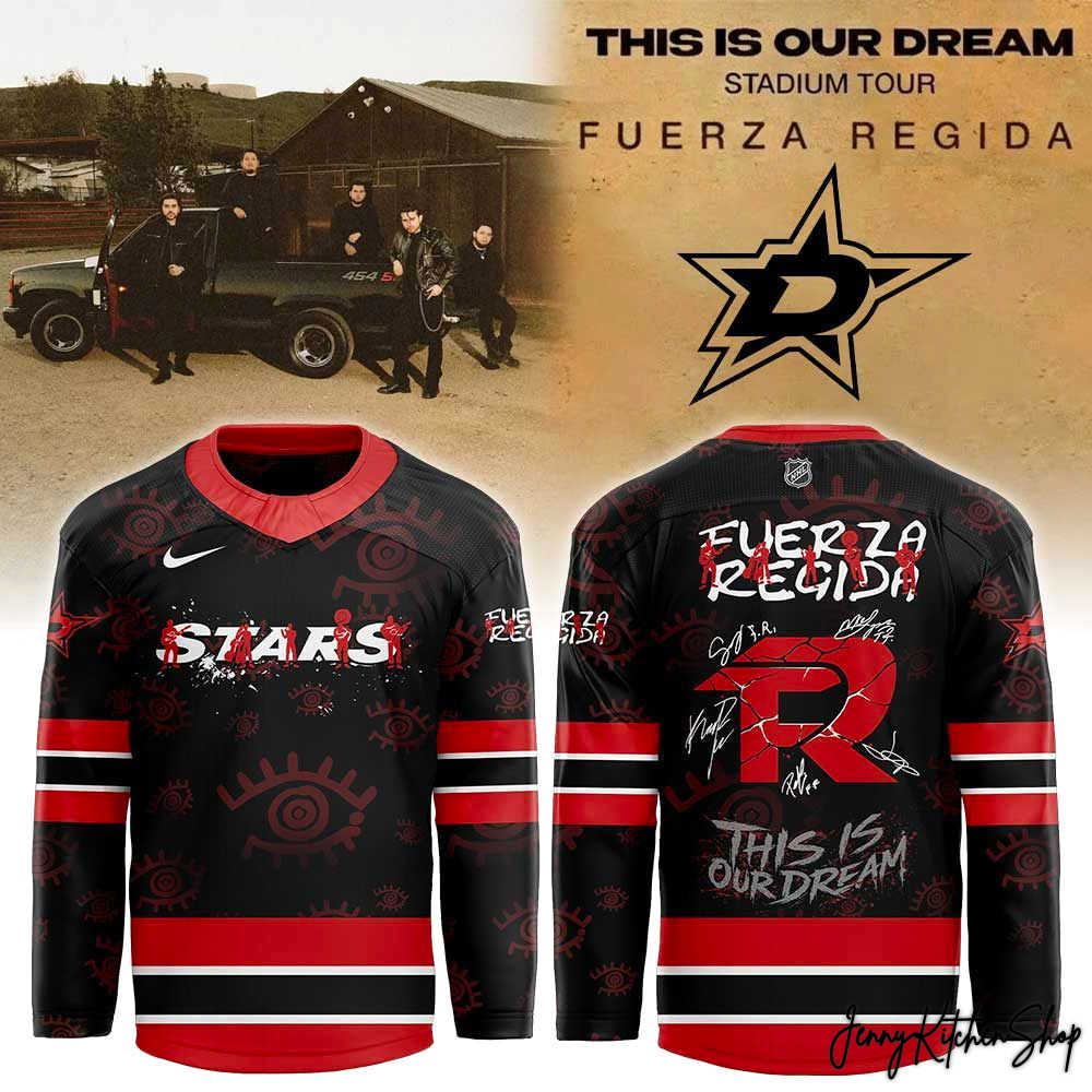 Dallas Stars x Fuerza Regida This is our Dream Stadium Tour 2026 Hockey Jersey