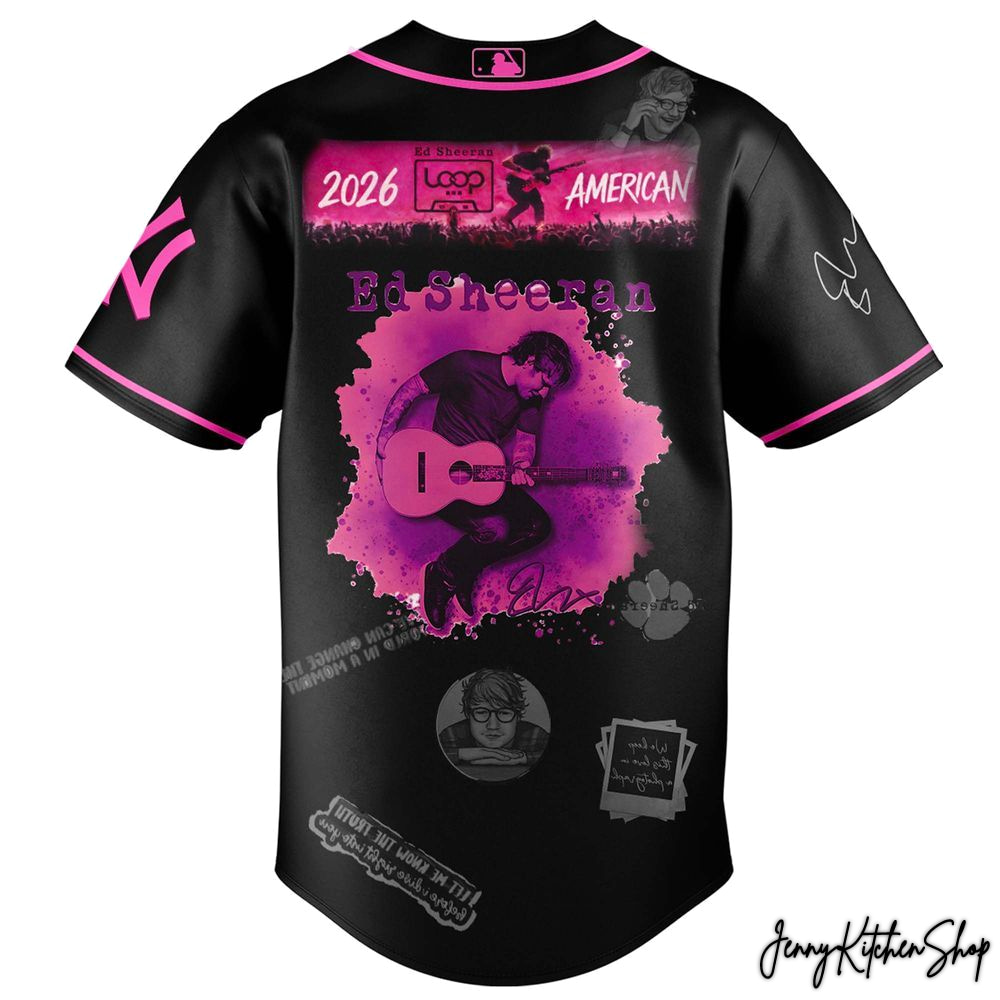 Ed Sheeran x New York Yankees Loop Tour 2026 Jersey
