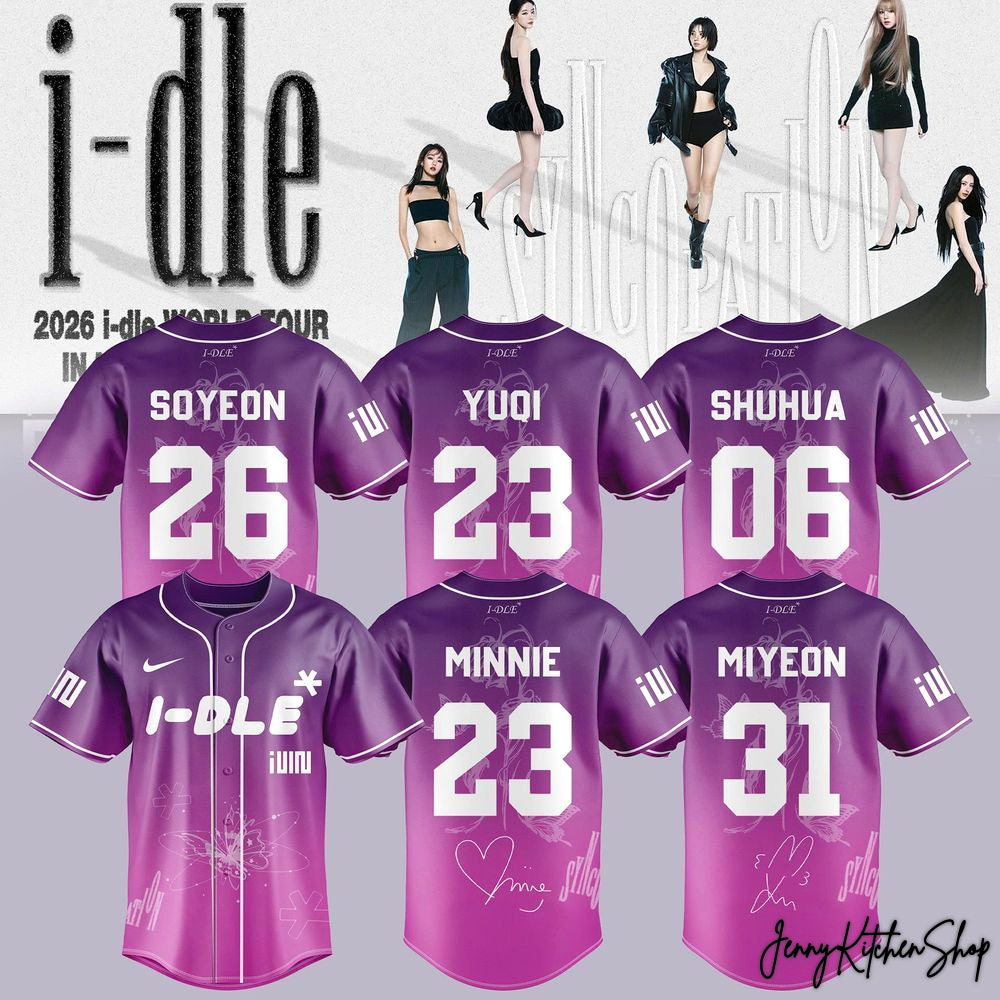 i-dle 2026 World Tour Syncopation North America Team Jersey
