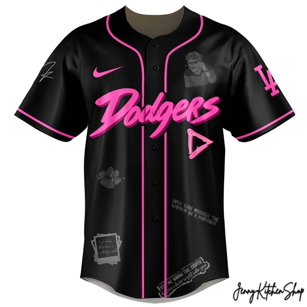 Loop Tour 2026 Ed Sheeran x Los Angeles Dodgers Jersey