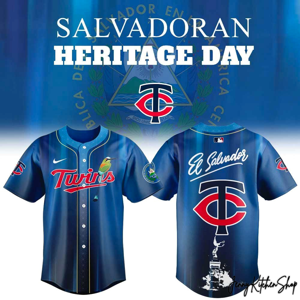 Minnesota Twins Salvadoran Heritage Day 2026 Baseball Jersey