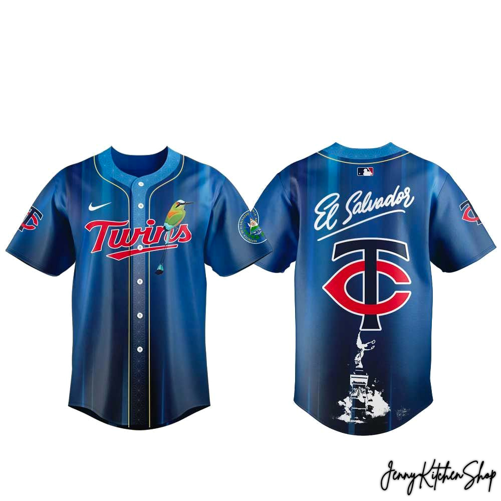 Minnesota Twins Salvadoran Heritage Day 2026 Baseball Jersey