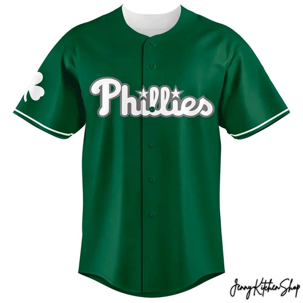 Philadelphia Phillies 2026 St Patrick's Day Custom Jersey