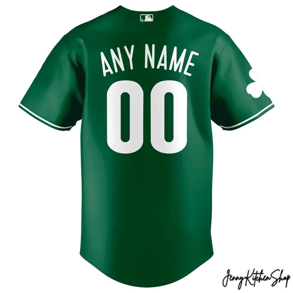 Philadelphia Phillies 2026 St Patrick's Day Custom Jersey