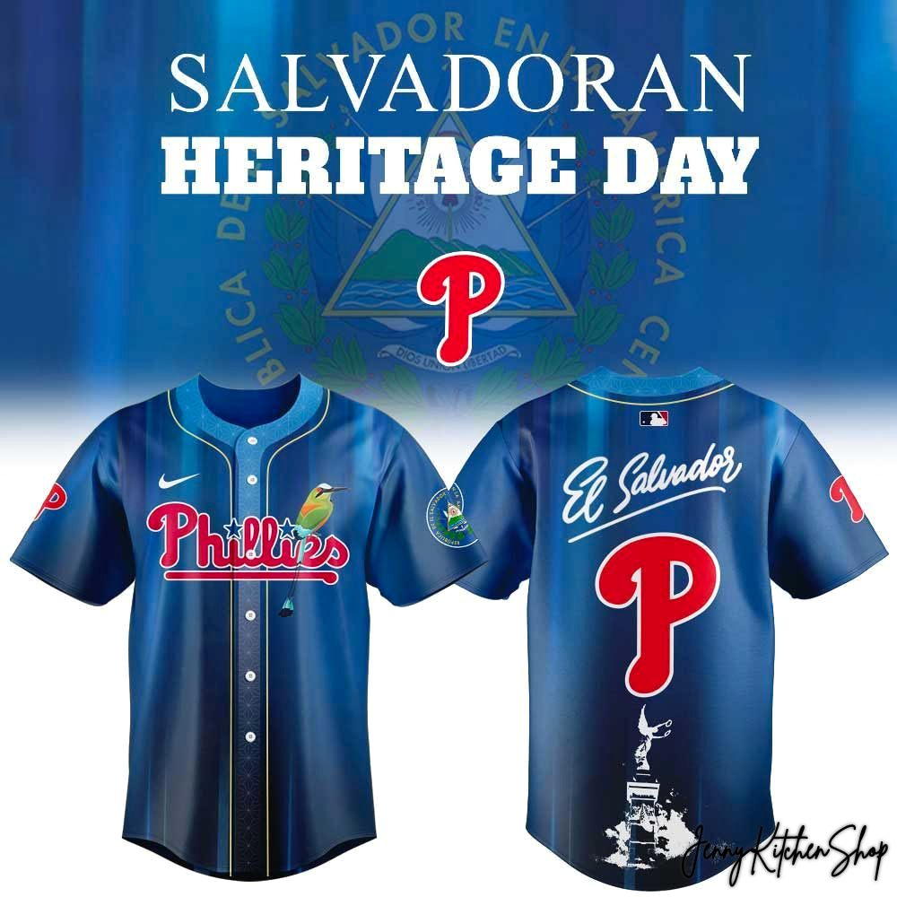 Philadelphia Phillies Salvadoran Heritage Day 2026 Jersey