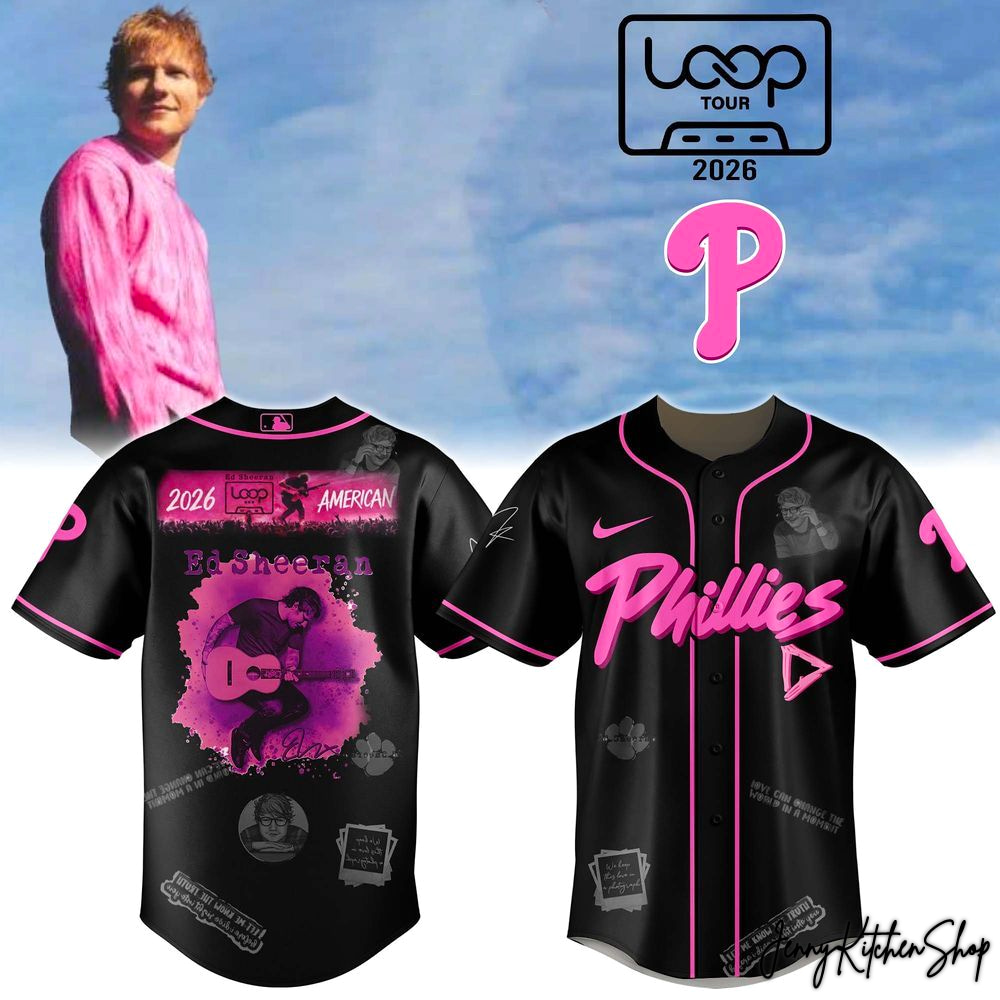 Philadelphia Phillies x Ed Sheeran Loop Tour 2026 Jersey