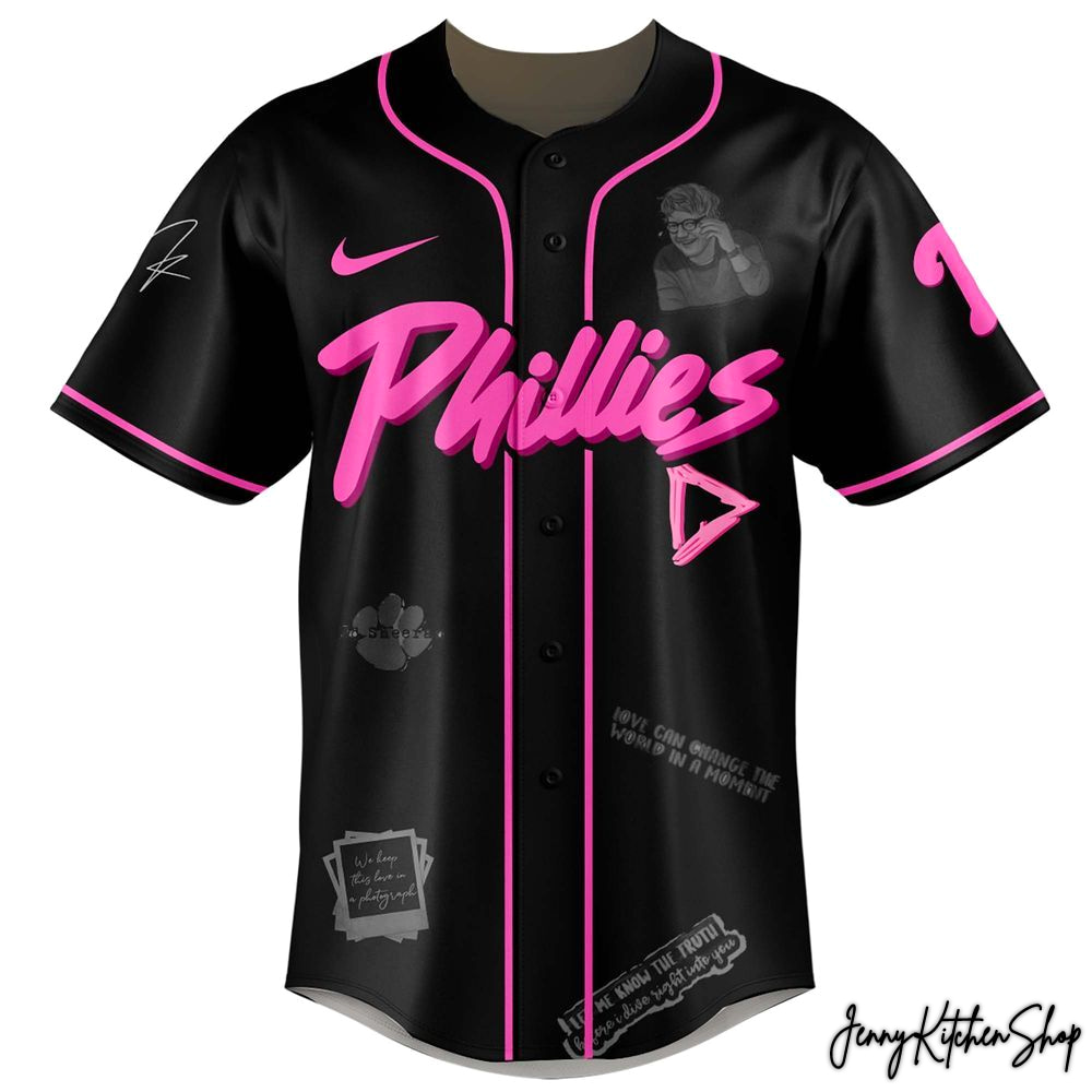 Philadelphia Phillies x Ed Sheeran Loop Tour 2026 Jersey