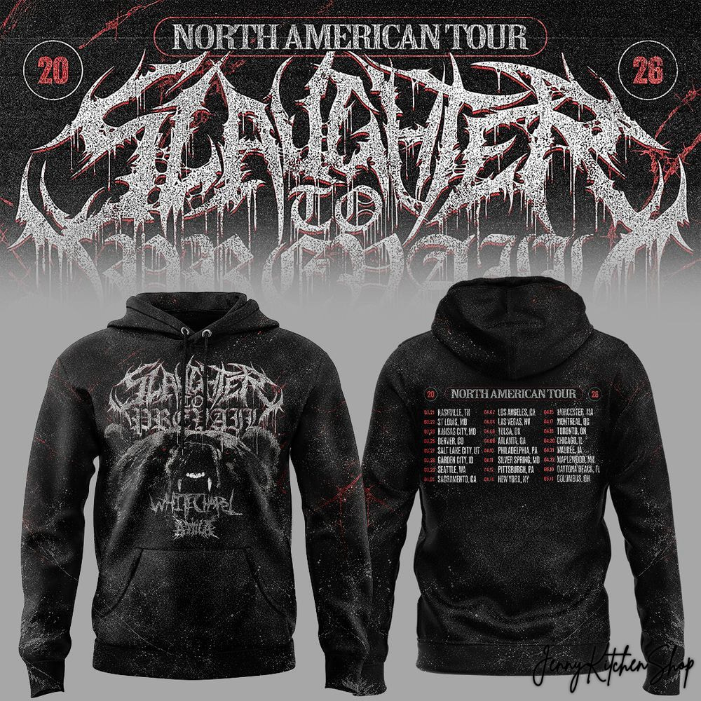 Slaughter to Prevail North American Tour 2026 Limited Hoodie