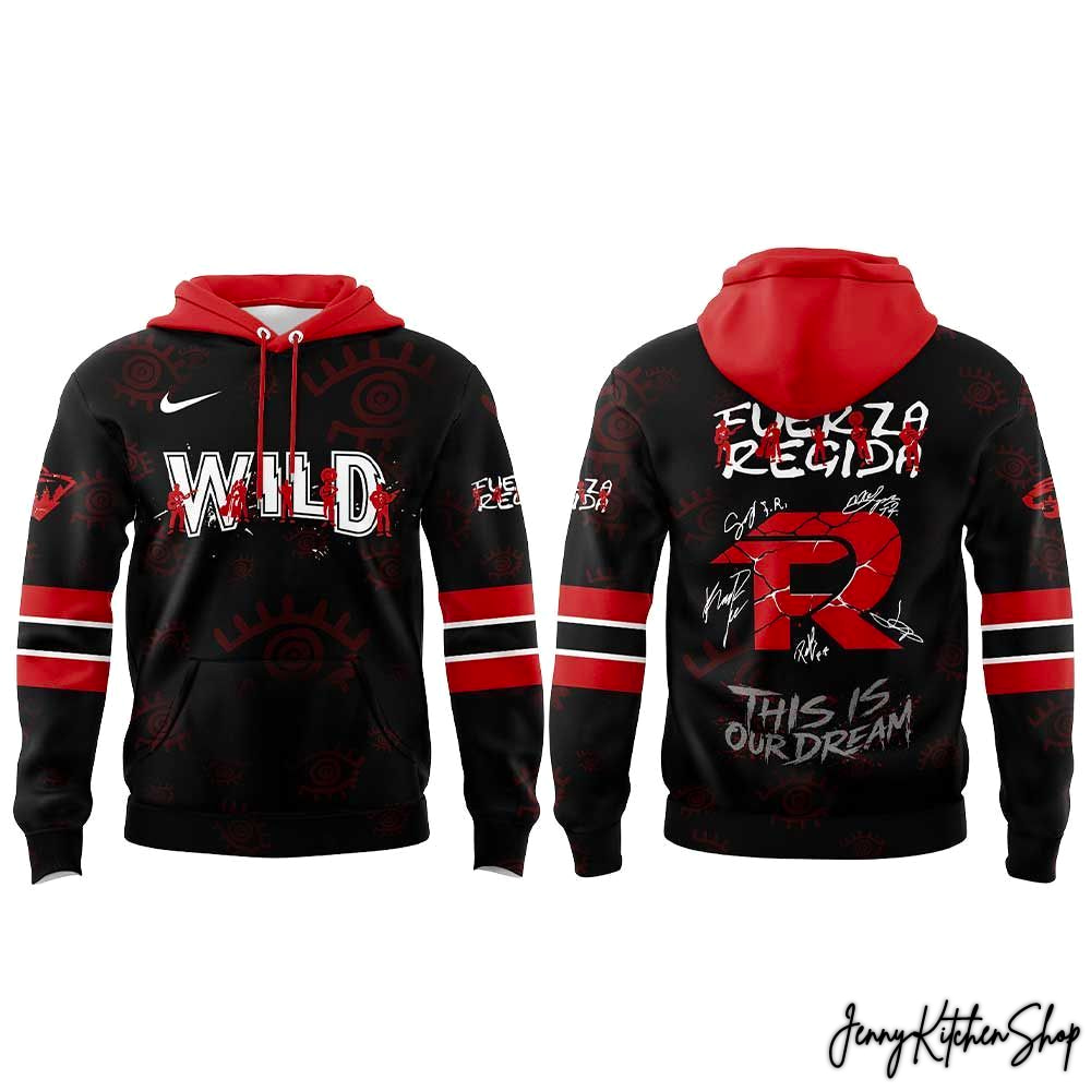 This is our Dream Stadium Tour 2026 Minnesota Wild x Fuerza Regida Special Hoodie