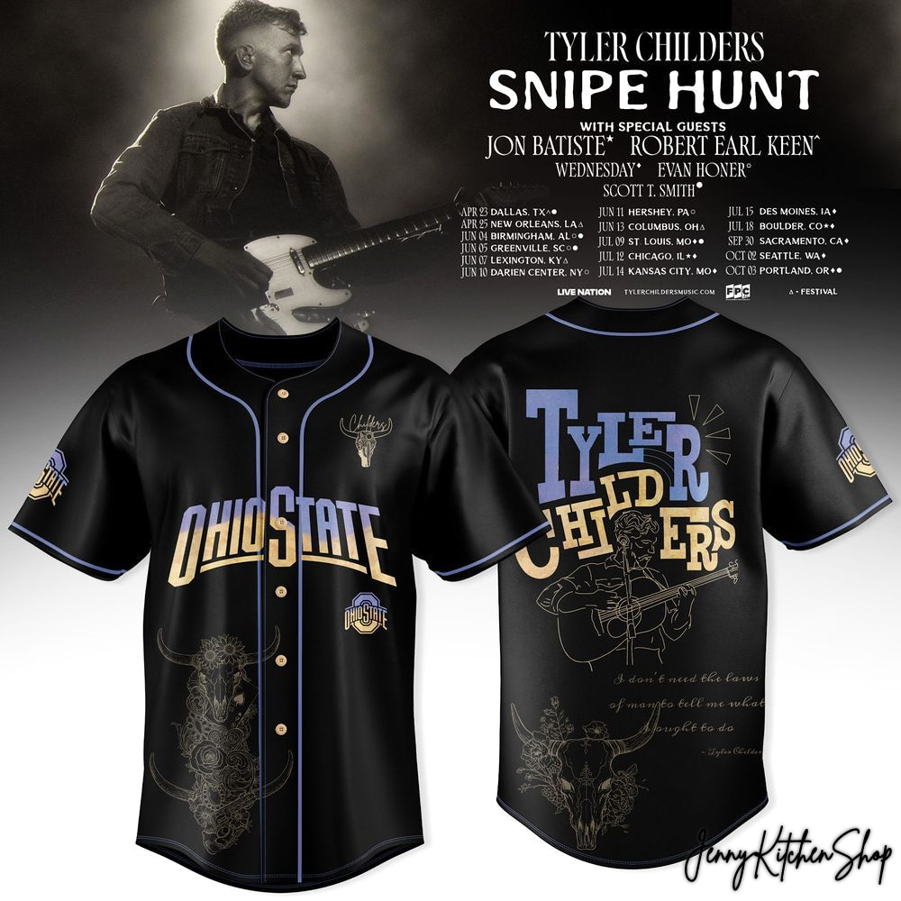 Tyler Childers x Ohio State Buckeyes 2026 Snipe Hunt Jersey