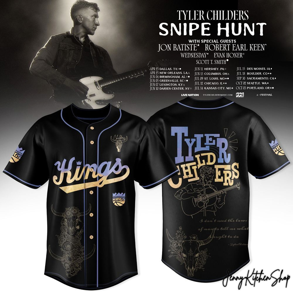 Tyler Childers x Sacramento Kings 2026 Snipe Hunt Jersey