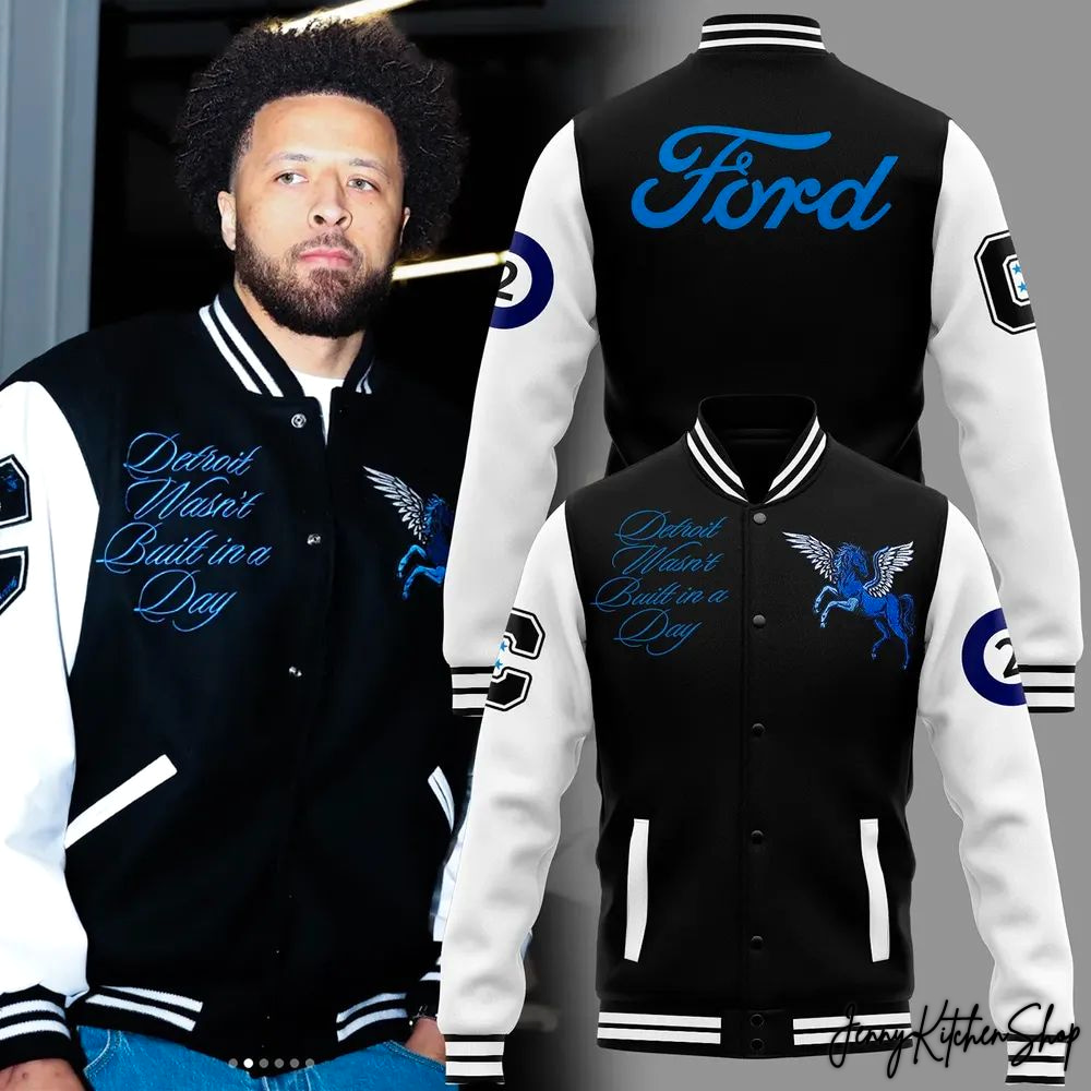 Detroit Pistons x Ford 2026 Limited Edition Baseball Jacket