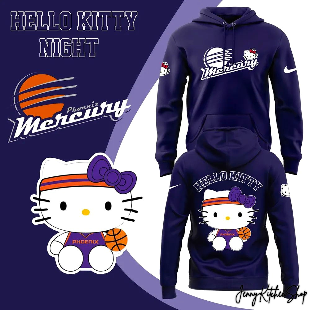 Phoenix Mercury x Hello Kitty Night 2026 Limited Edition Hoodie
