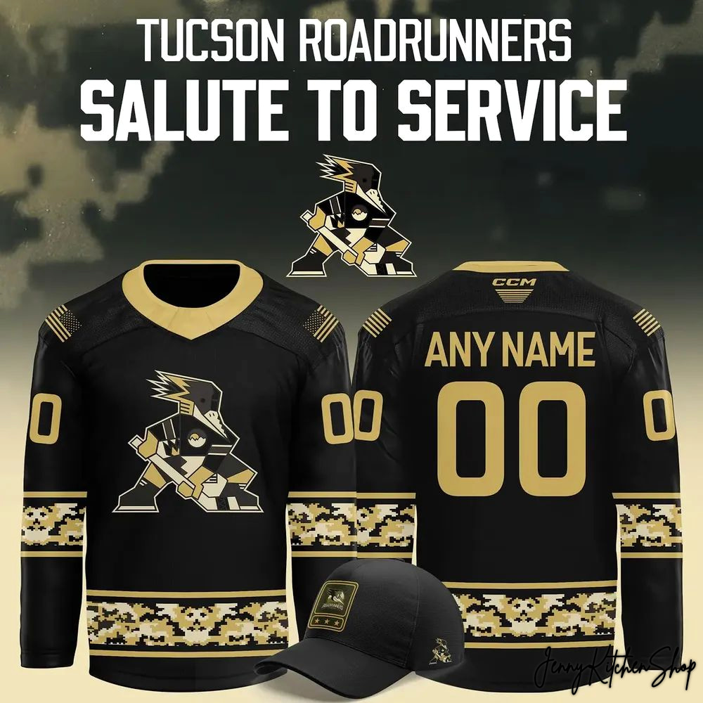 Tucson Roadrunners 2026 Salute to Service Night Jersey